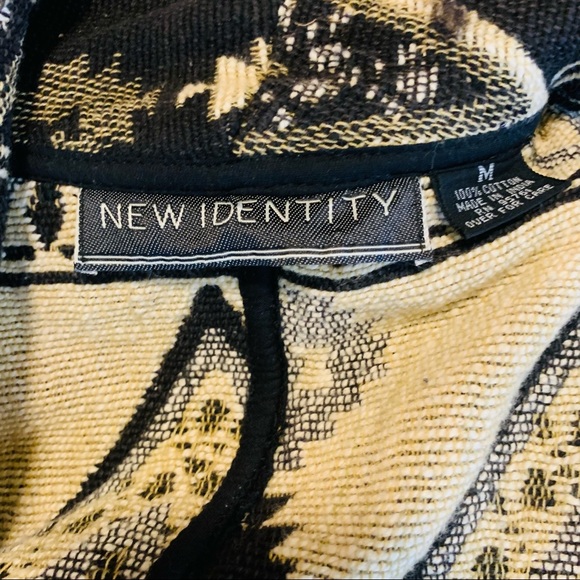 Vintage Southwest Aztec Print Cropped Blazer Medium 3335 - Picture 6 of 6